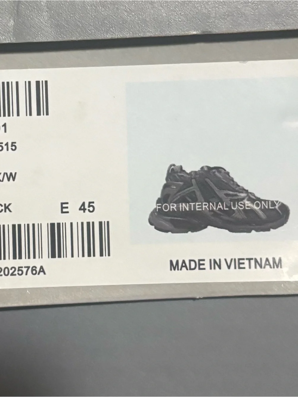 Balenciaga Gray and Black Mesh Runner Sneakers